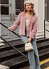 Boho Jacket Plaire Powder Pink